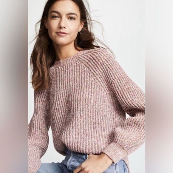 FRAME Denim Marked Crew Neck Sweater - Picture 1 of 6